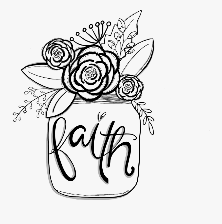 Vector Stock Flower Jar Arthouse - Faith Doodle Art, Transparent Clipart