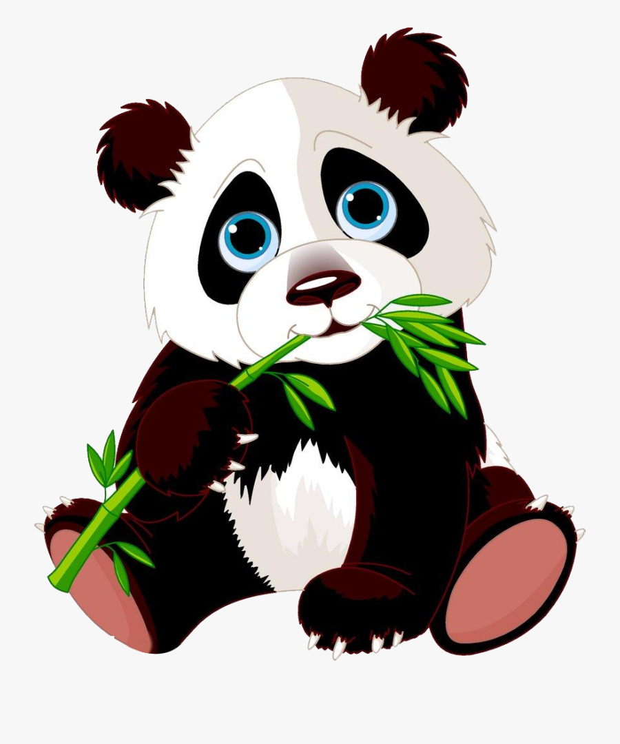 Panda Clipart Cute - Panda Bears Clipart, Transparent Clipart