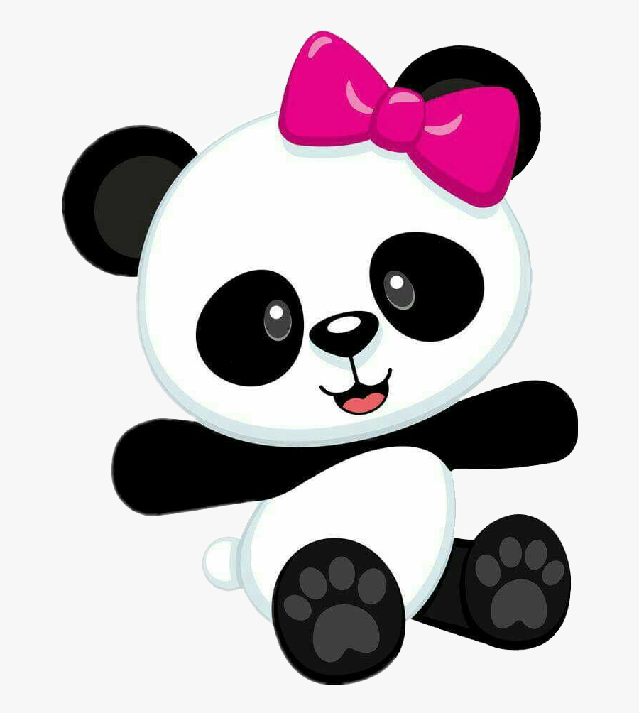 #pandachellenge #panda #cute #fun #animals - Ursinho Panda De Eva, Transparent Clipart