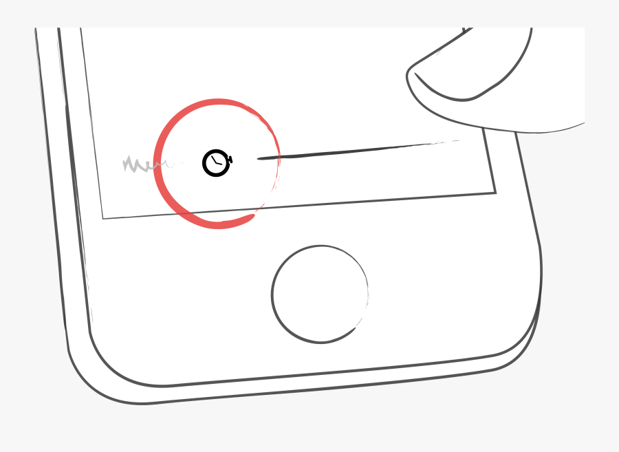 Tap On The Reminder Icon To Get Reminder Menu - Circle, Transparent Clipart