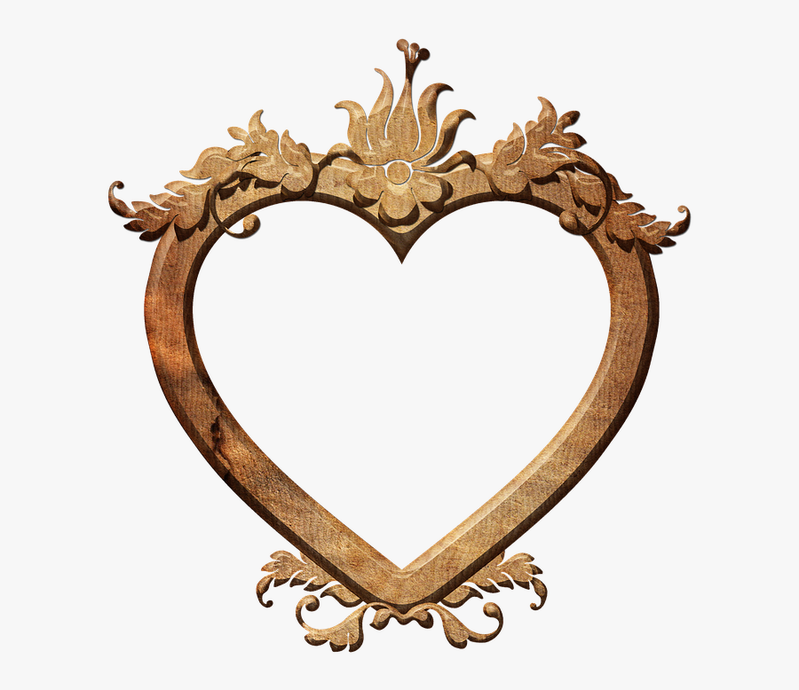 Love Frame Clipart Heart Frame - Love Frame Transparent Background, Transparent Clipart