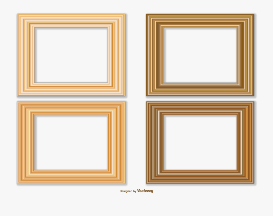 Wooden Picture Frame Baby Png Image High Quality Clipart - Elegante Marcos De Fotos Vector, Transparent Clipart