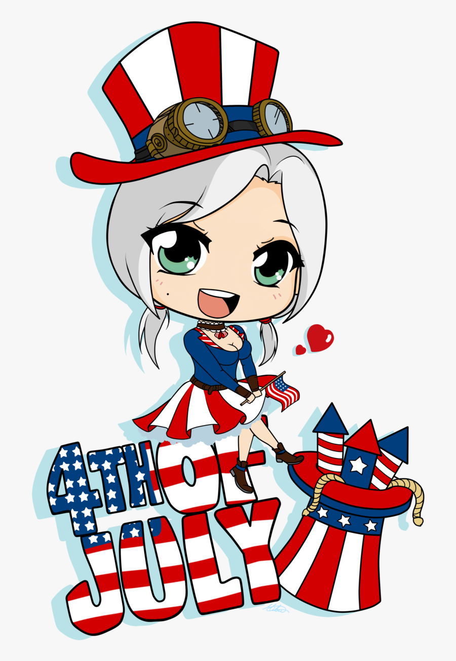 Th July By Mibu No Ookami On - Happy 4th Of July Drawings, Transparent Clipart