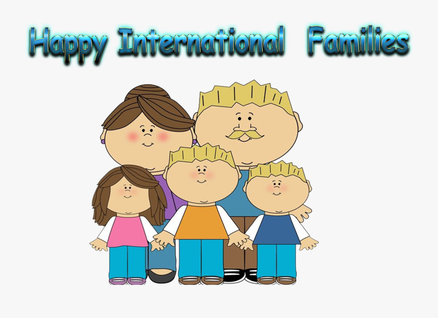Happy International Families Clipart - Grandchildren Clipart, Transparent Clipart