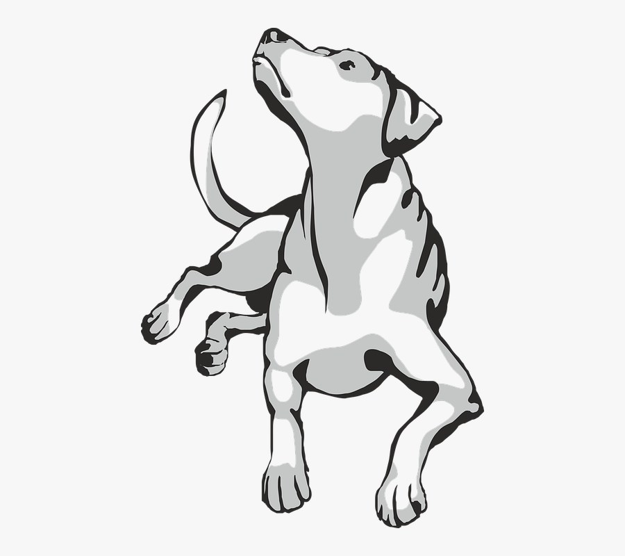 Christmas Dog Clipart 9, Buy Clip Art - Line Art Dogs, Transparent Clipart