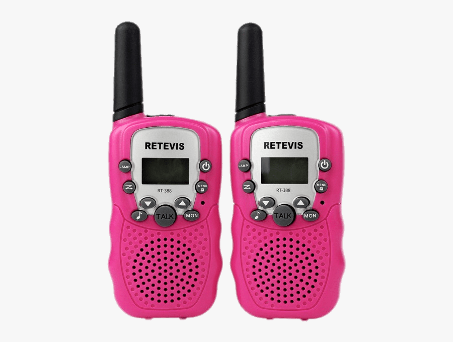 Set Of Pink Walkie Talkies - Walkie Talkie Pink, Transparent Clipart