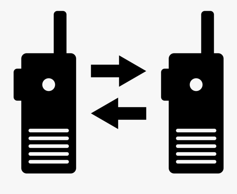 Two Way Radio Icon, Transparent Clipart