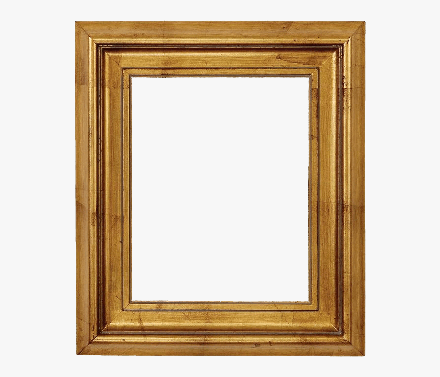 Wooden Gold Leaf Picture Frame - Old Fashioned Gold Frames, Transparent Clipart