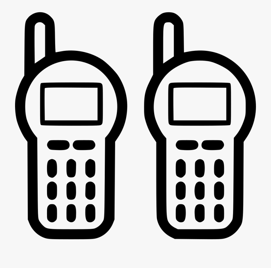 Walkie Talkie, Transparent Clipart