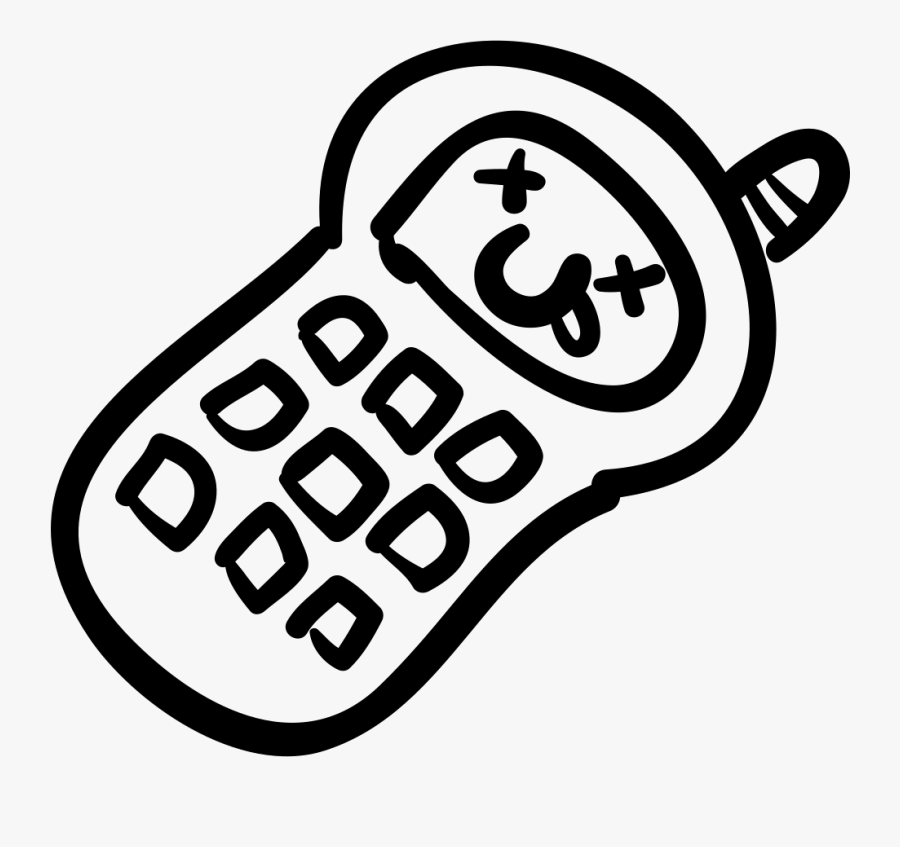 Phone Or Walkie Talkie Toy - Walkie Talkie Free Icon, Transparent Clipart