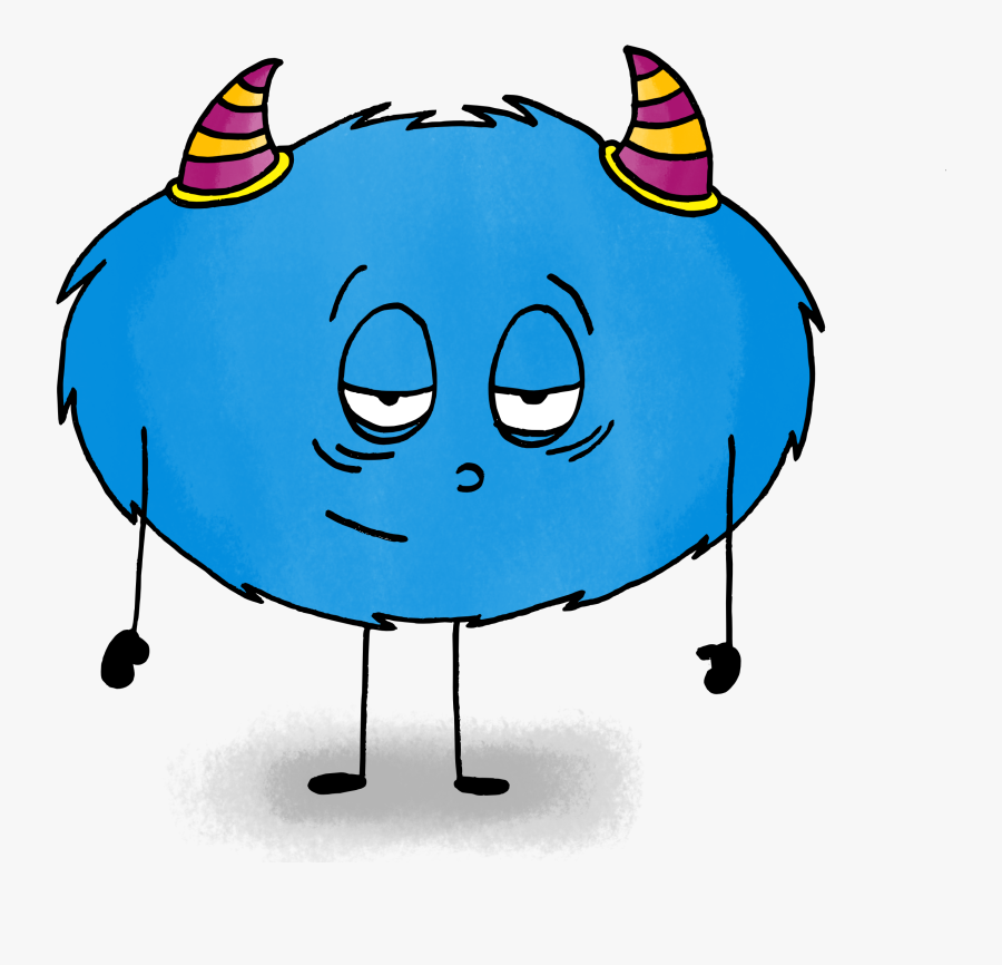 Transparent Le Clipart - Drawing Of Feeling Tired, Transparent Clipart