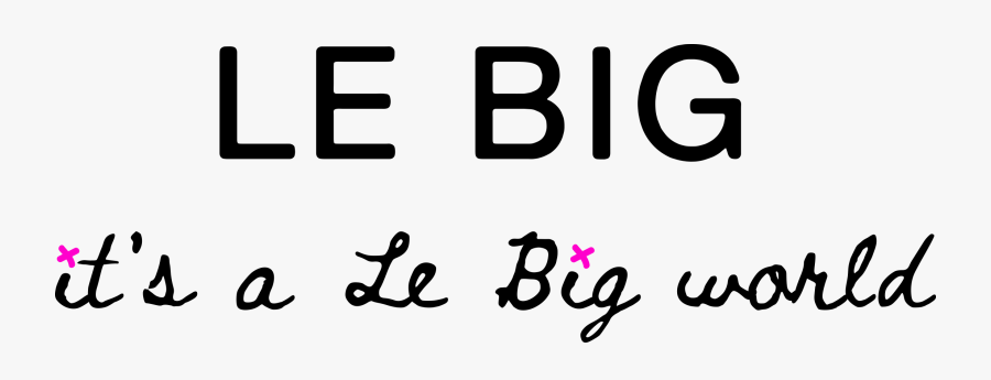 Le Big Blog Clipart , Png Download - Calligraphy, Transparent Clipart