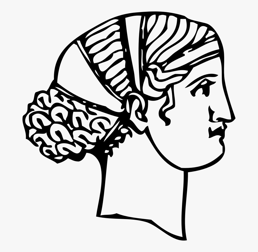 Dressing Clipart Free For Download - Antike Griechen Frisuren, Transparent Clipart