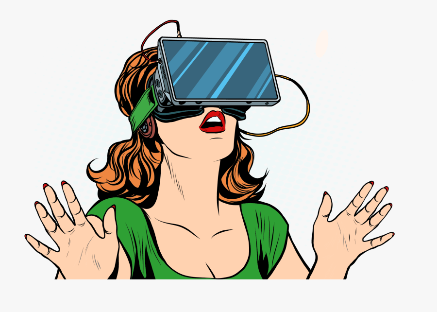 Virtual Reality Communication, Transparent Clipart