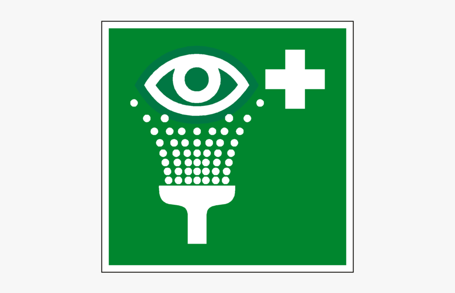 Clip Art Eye Wash Clipart - Eye Wash Station Symbol, Transparent Clipart