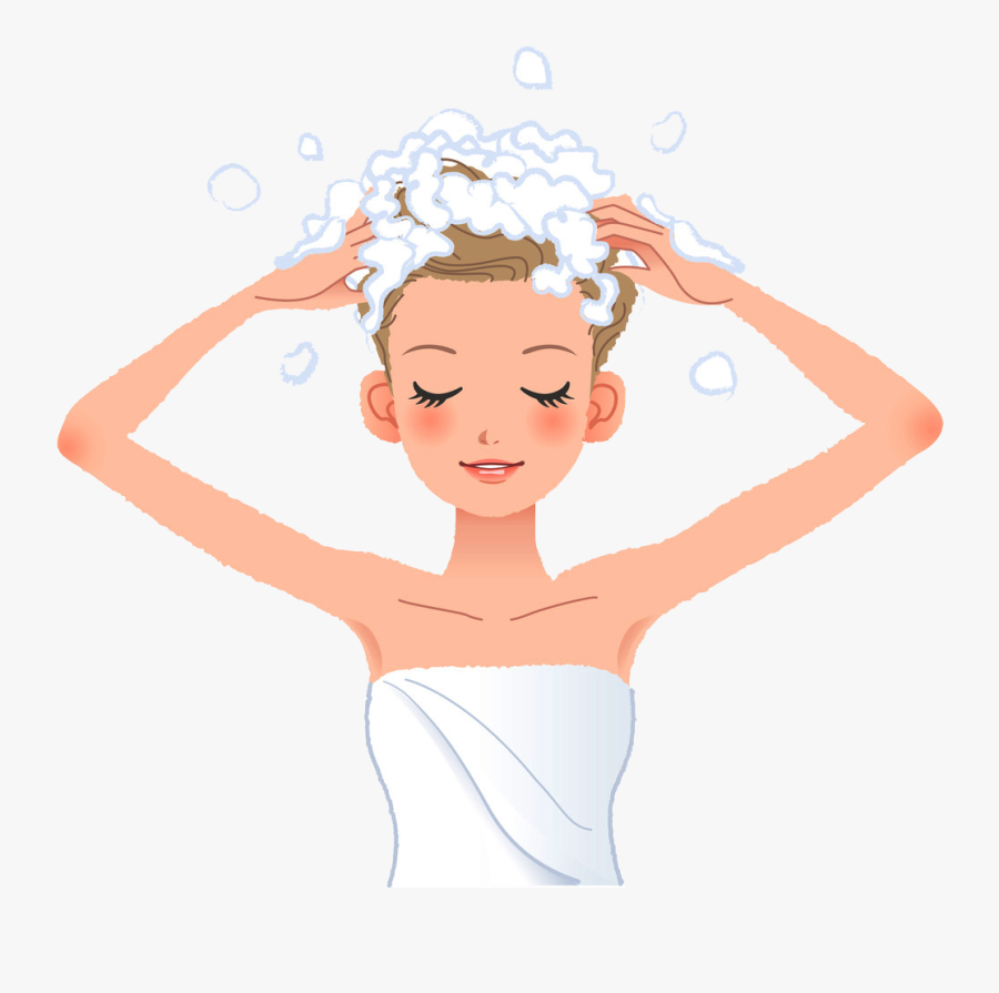 Image Black And White Conditioner Clipart Hair Wash - چگونه سرمان را بشوییم, Transparent Clipart