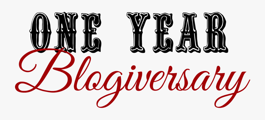 It"s Our 1-year Blogiversary And You"re Invited To - Calligraphy, Transparent Clipart