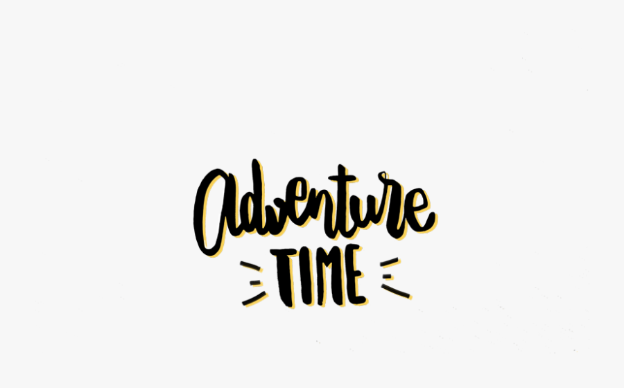 Clip Art Lettering Quotes - Adventure Time Lettering, Transparent Clipart