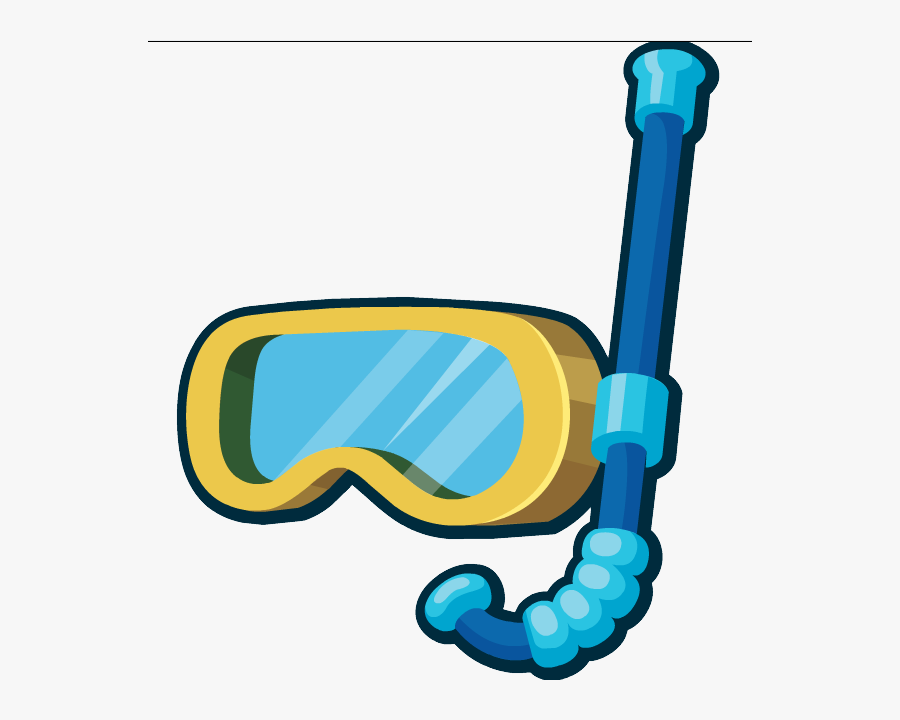 Snorkel, Diving Mask Png - Mask And Snorkel Clip Art, Transparent Clipart