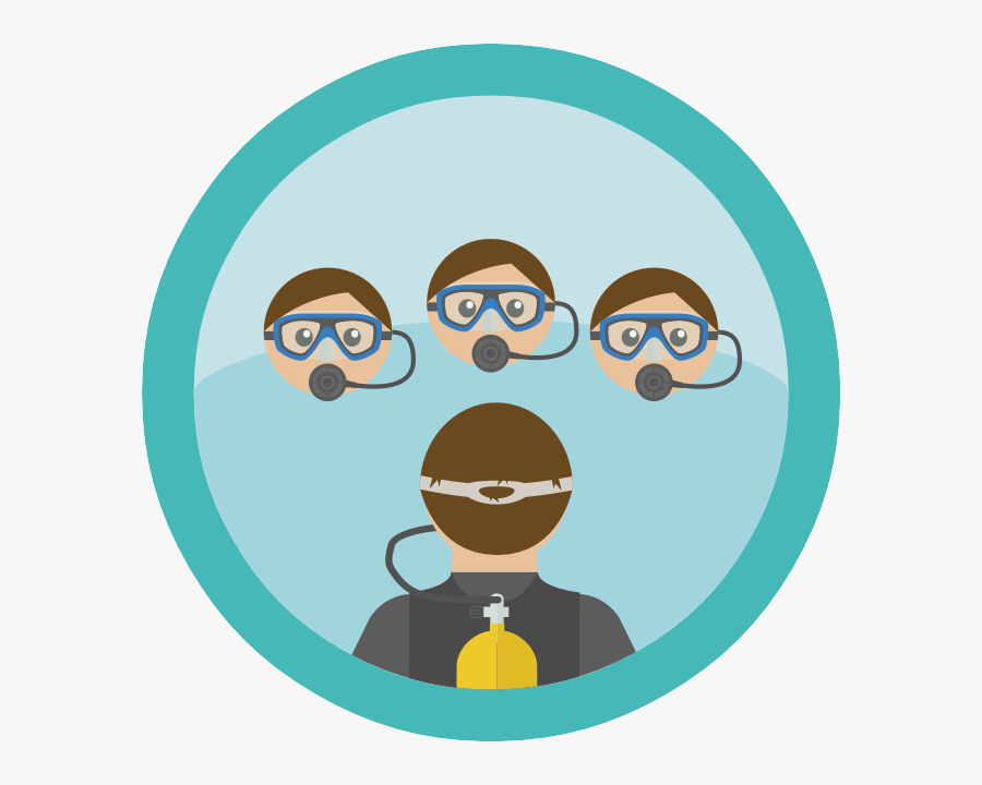 Go Diving With Us - Underwater Diving, Transparent Clipart