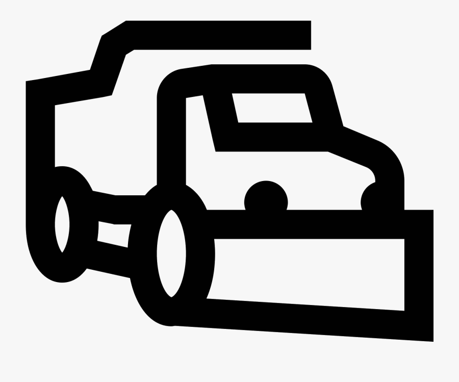 Plow Icon Free Download - Snow Plow Truck Icon, Transparent Clipart