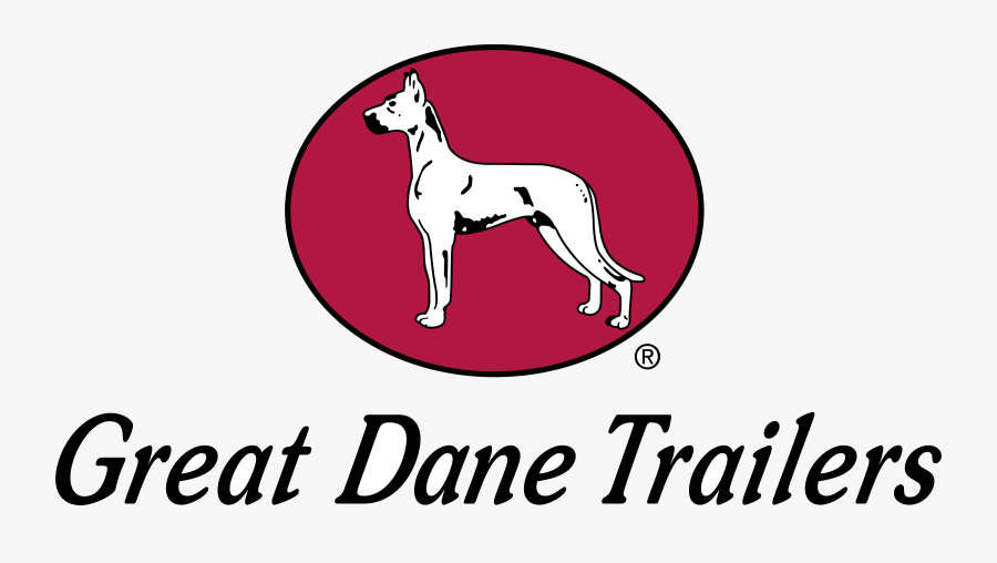 Great Dane Trucking Logo, Transparent Clipart
