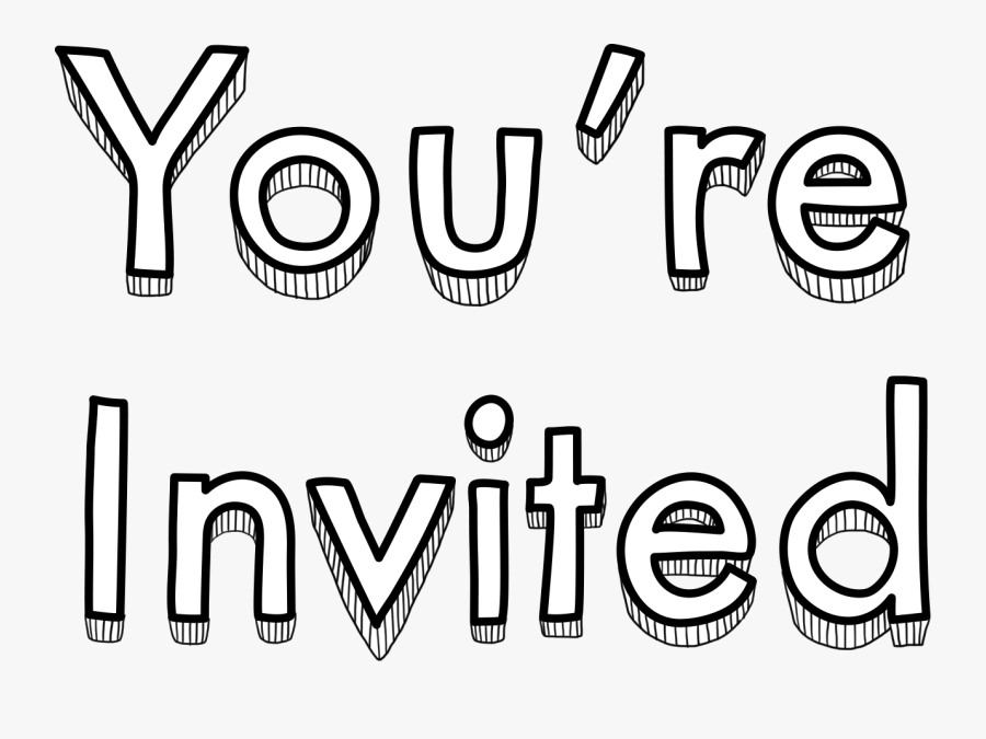 Youre Invited To Lunch, Transparent Clipart