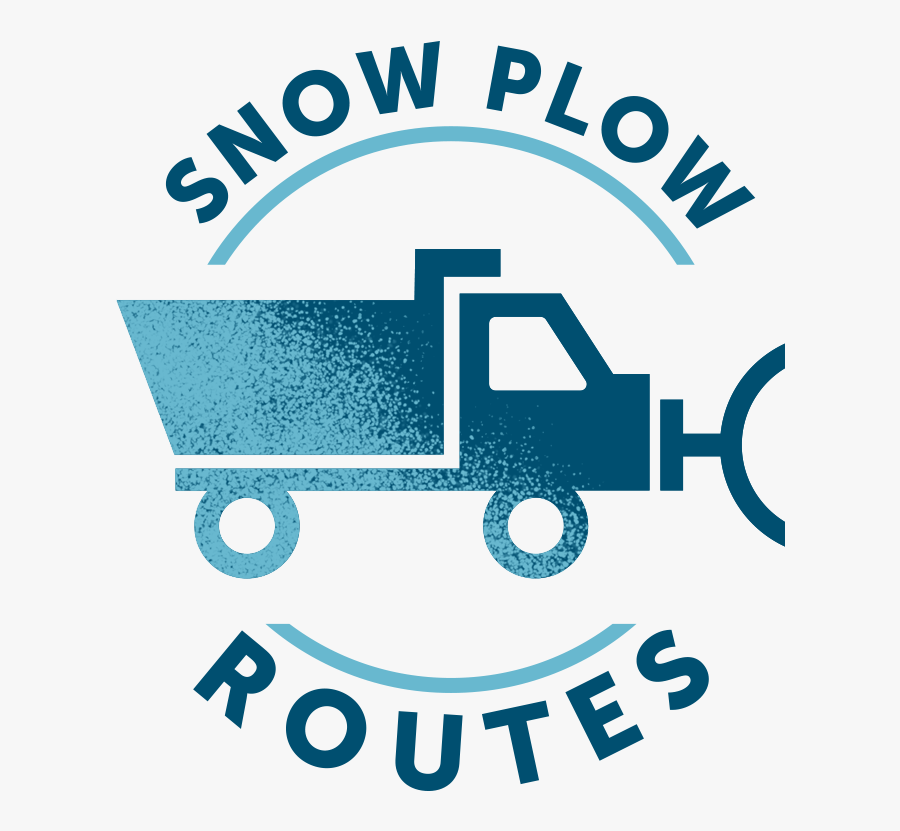 Snow Plow Routes - Graphic Design, Transparent Clipart