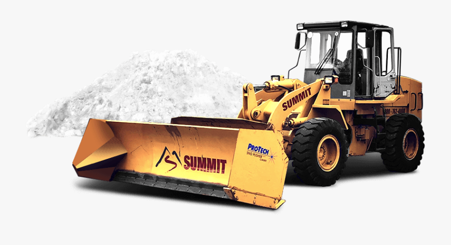 Summit Commercial Snow Removal Truck, Transparent Clipart