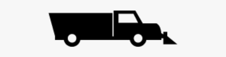 Snow Plowing Services - Pickup Truck, Transparent Clipart