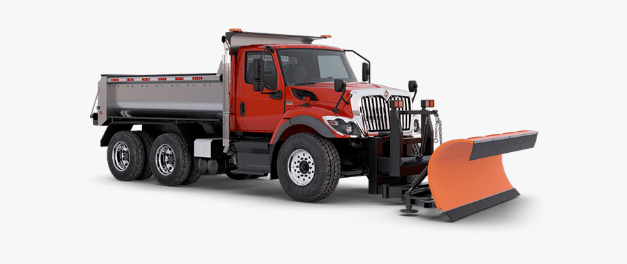 Clip Art International Xt - International Hv Snow Plow, Transparent Clipart