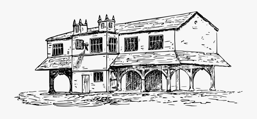 Building,line Art,shed, Transparent Clipart