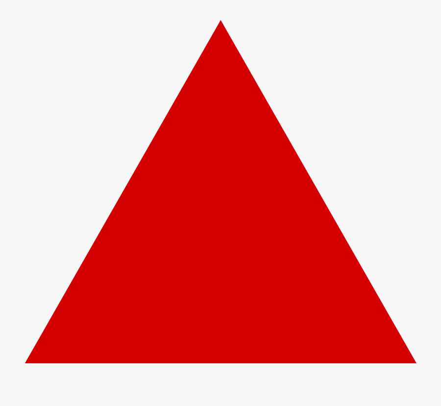 Volcano Clipart Triangle - Red Triangle Shapes, Transparent Clipart