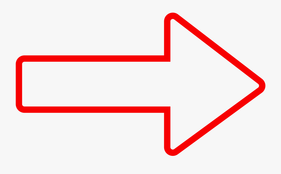 Red Arrow Line Icon Png Image Free Download Searchpng - Red Arrow Png Icon, Transparent Clipart