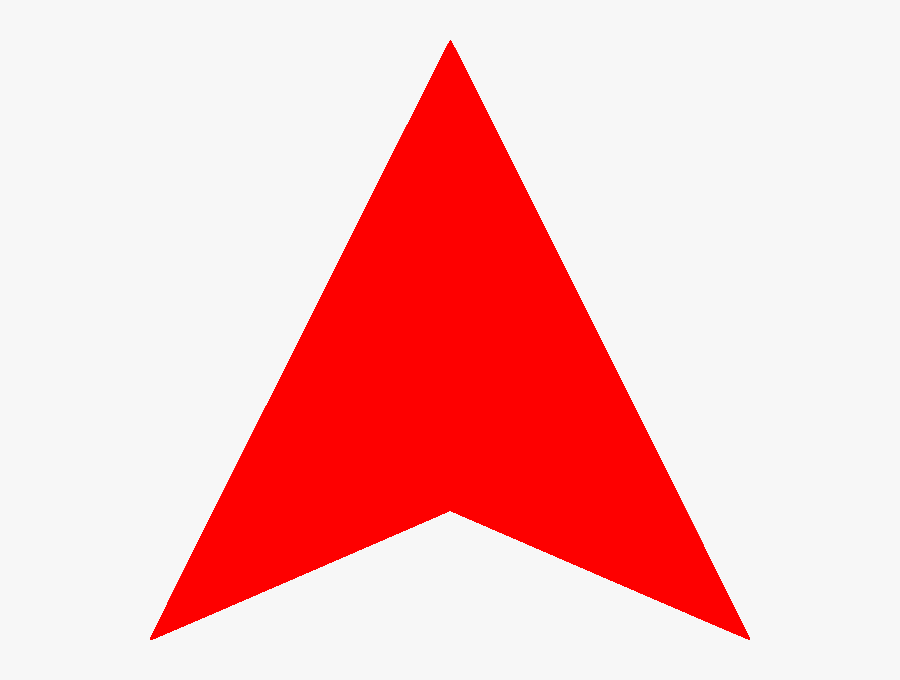 Red Triangle, Transparent Clipart