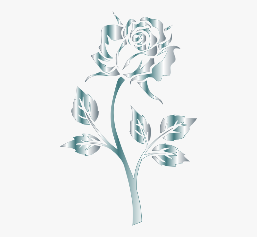 Plant,flora,rose - Silver Roses Transparent Background, Transparent Clipart
