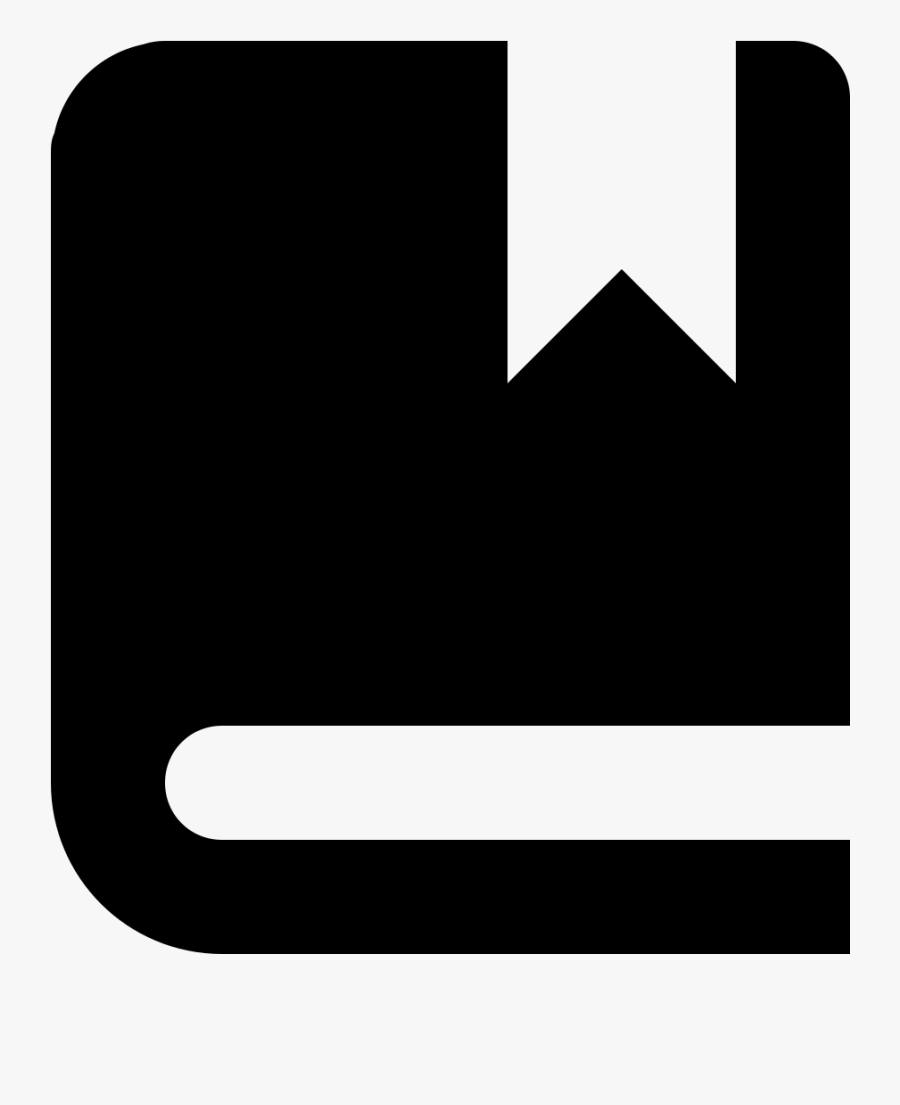 Open Iconic Book - Black Book Png Icon, Transparent Clipart