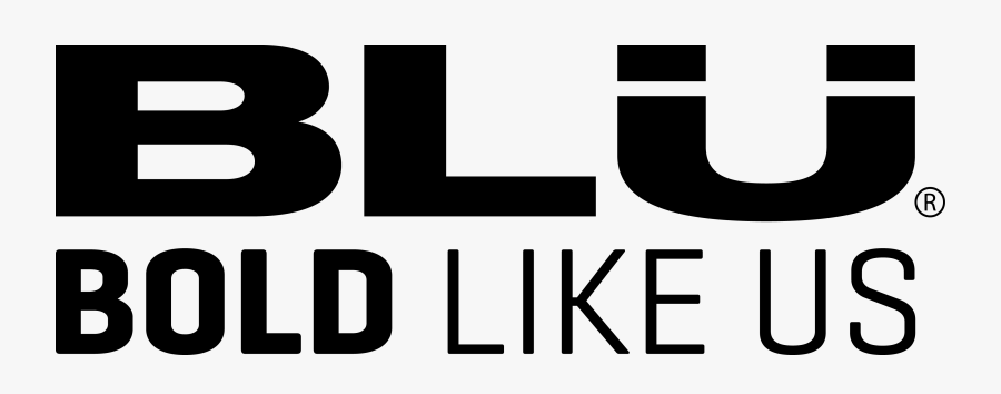 Blu Bold Like Us Logo, Transparent Clipart
