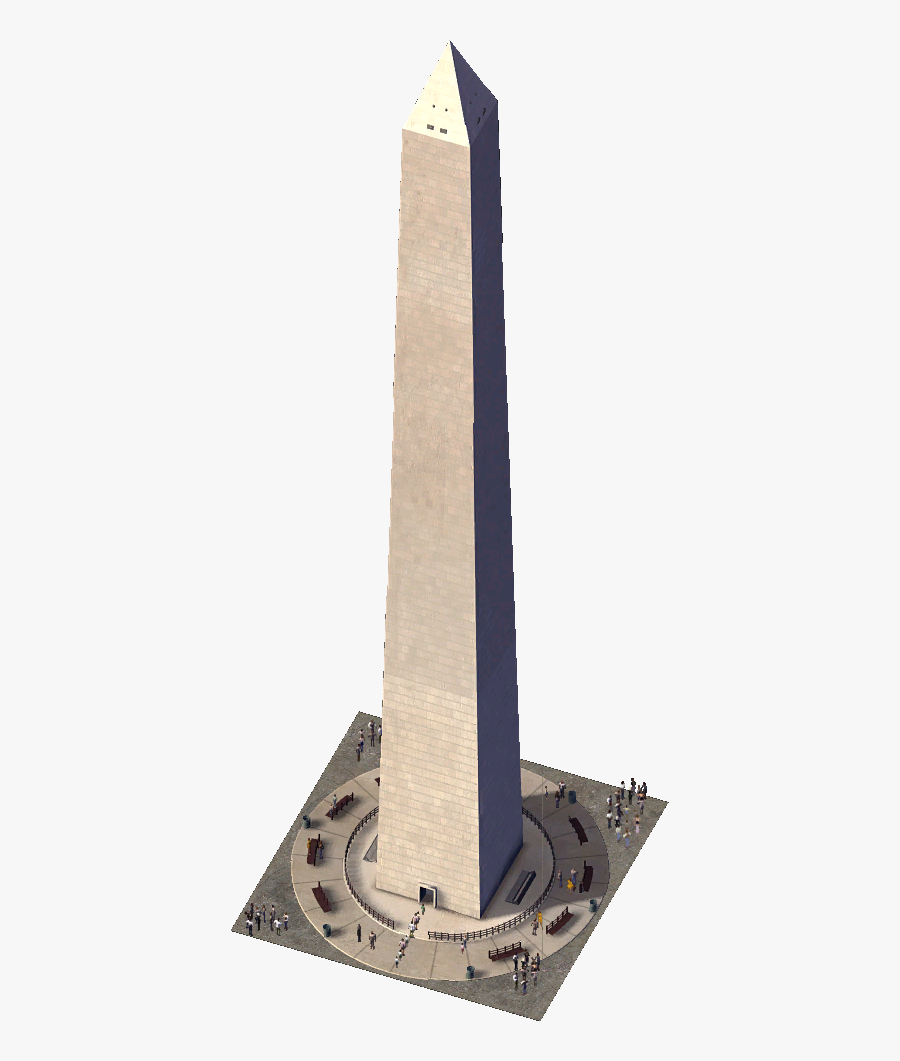 Simcity 4 Washington Monument - George Washington Monument Transparent, Transparent Clipart