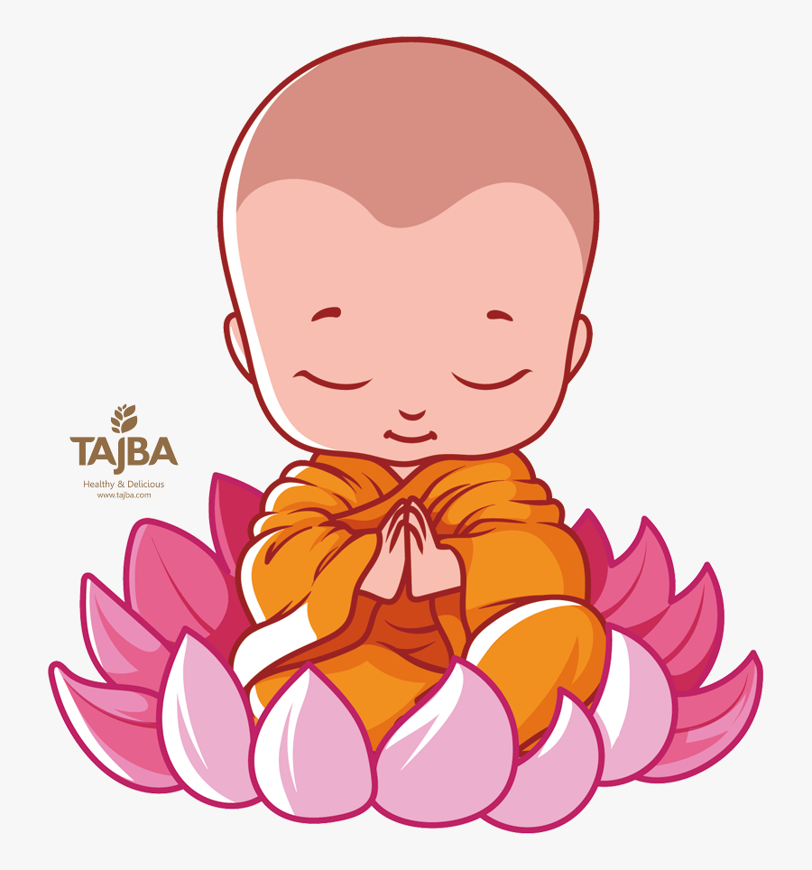 Happy Vesak Day 19 May - Buddha Cartoon Png, Transparent Clipart