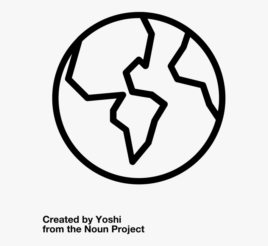Line Art,coloring Book,symbol - Earth Outline Png, Transparent Clipart