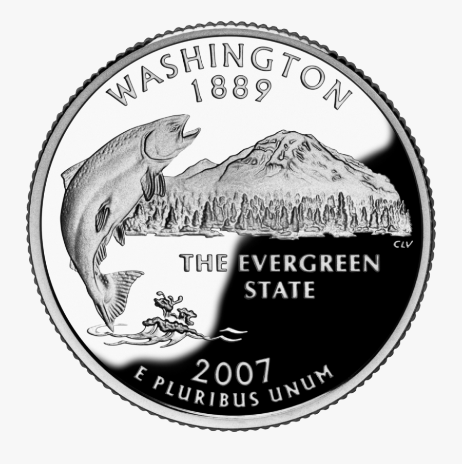 Washington State Quarter, Transparent Clipart