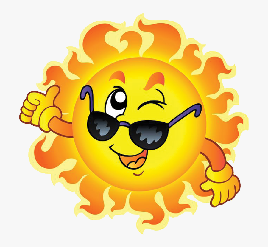Transparent Laugh Out Loud Clipart - Sun With Sunglasses, Transparent Clipart