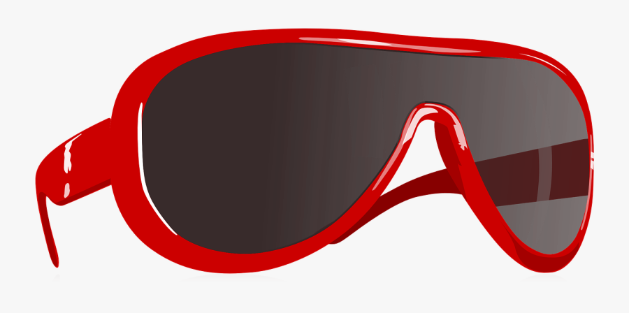 Sunglasses, Glasses, Red, Sun, Sun Glasses, Cool - Sunglasses Clip Art, Transparent Clipart