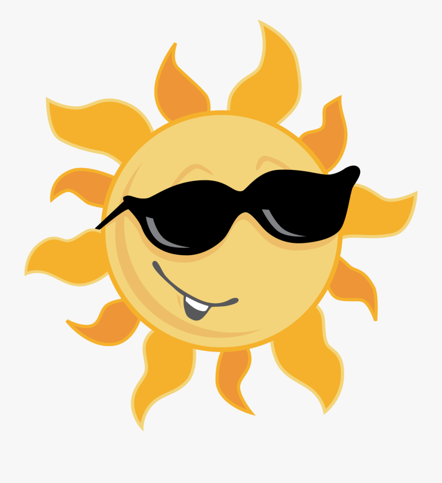 Classes For One - Cartoon Sun Glasses Clipart, Transparent Clipart