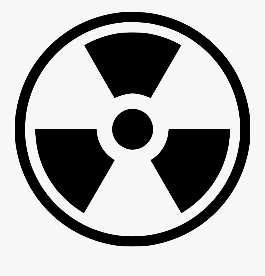 Radioactive Decay Radiation Hazard Symbol - Radioactive Png, Transparent Clipart