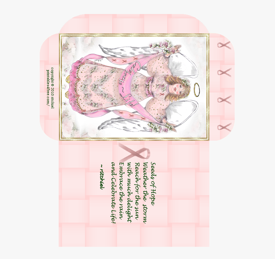 Transparent Breast Cancer Awareness Clipart - Peach, Transparent Clipart
