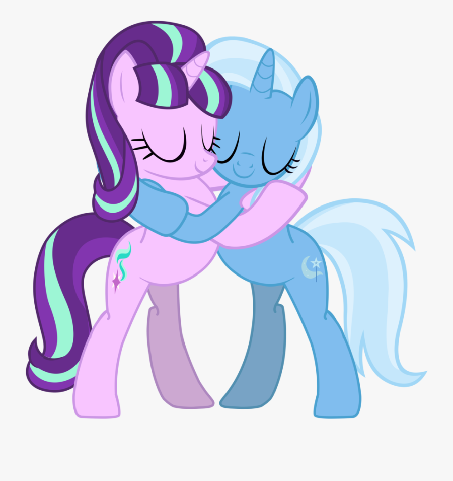 Horse Riding Clipart Glimmer - Trixie And Starlight Glimmer, Transparent Clipart