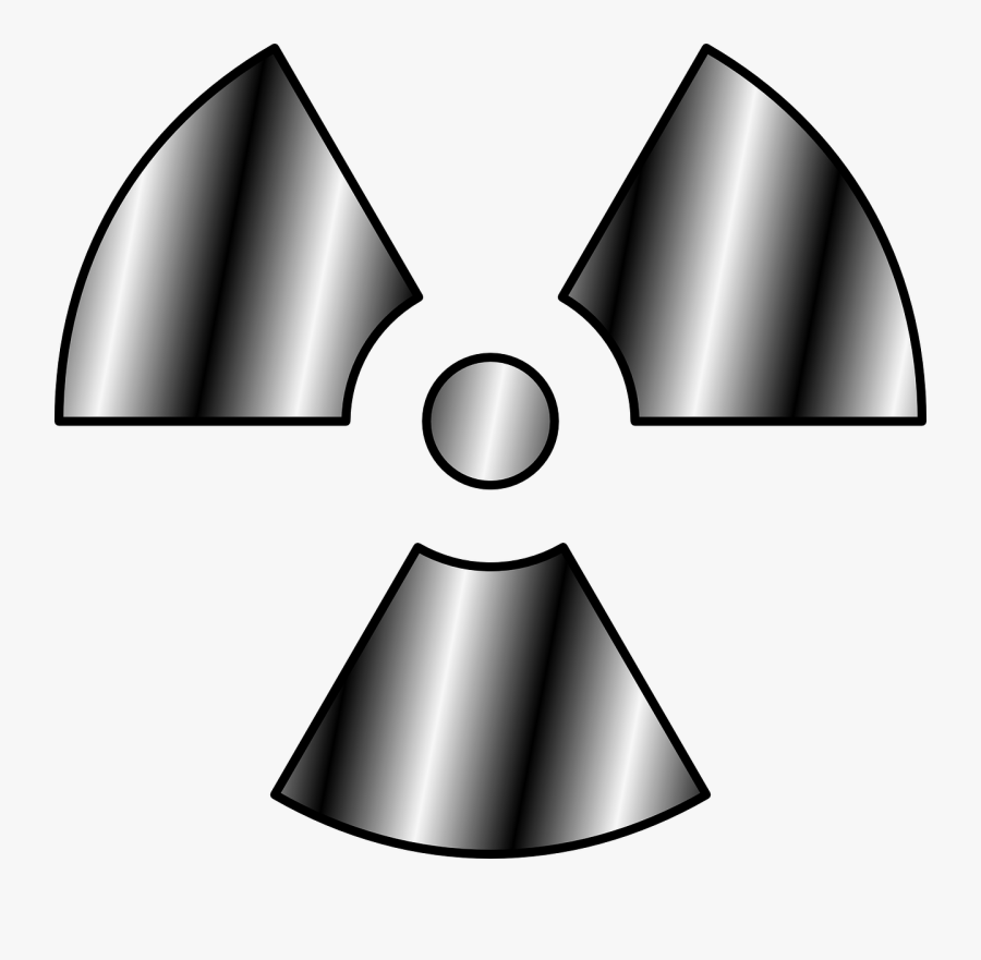 Black Radiation Sign Png Transparent Image - Radioactive Symbol, Transparent Clipart