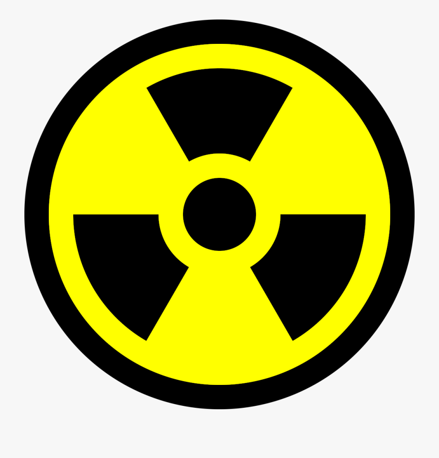 62798 - Transparent Background Radioactive Symbol, Transparent Clipart